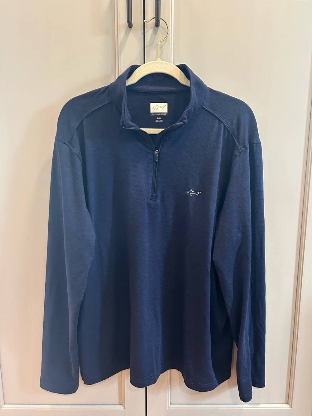 Greg Norman Collection Navy Quarter-Zip Pullover